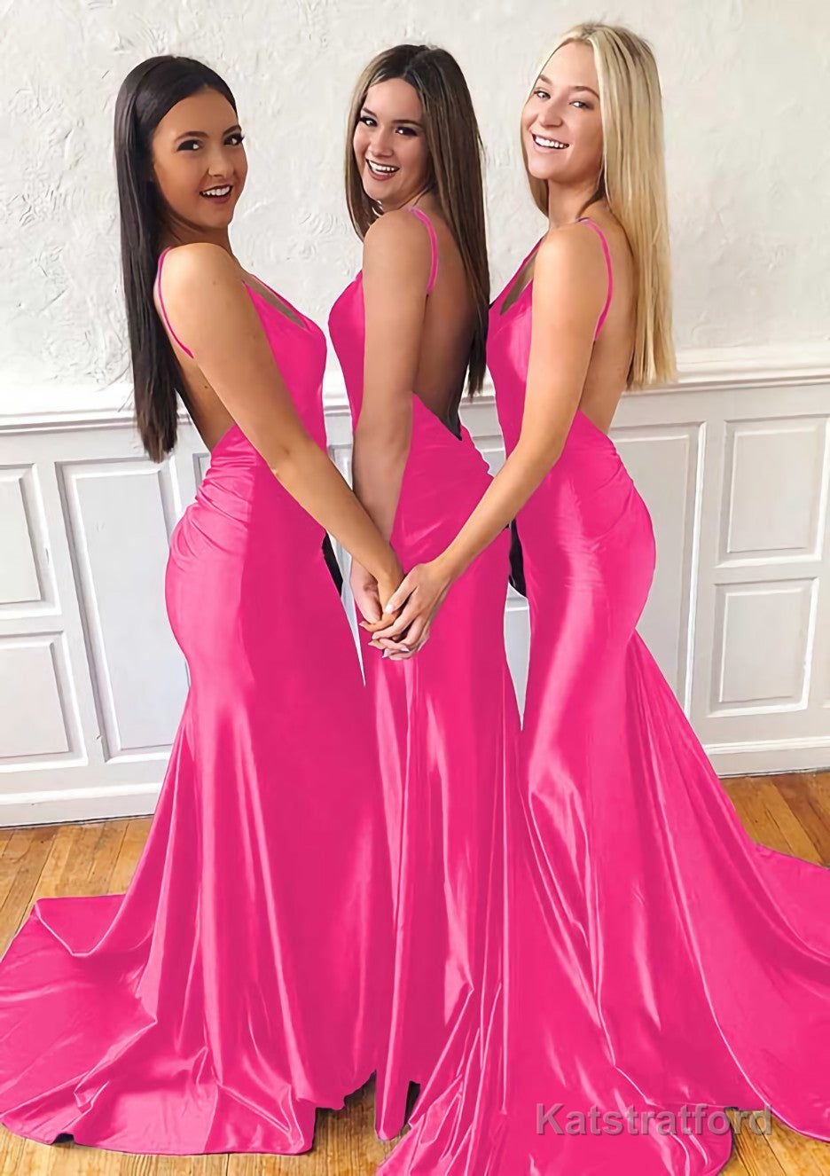 Charmeuse Prom Dresses Trumpet/Mermaid Court Train Sleeveless