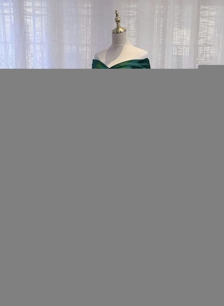 Prom Dresses, Satin Off The Shoulder Evening Gown Long