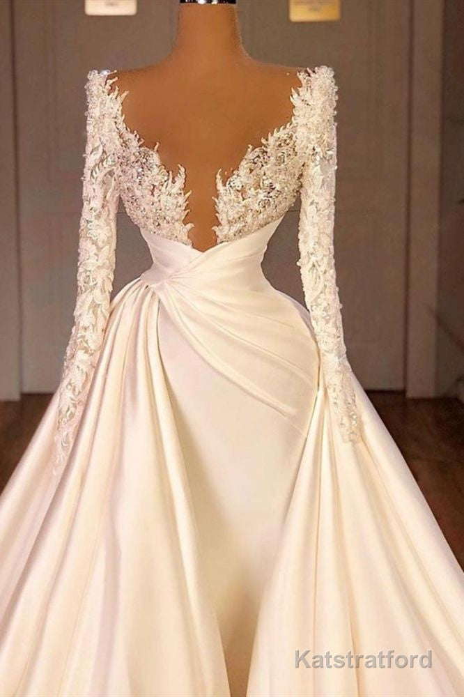 Off the Shoulder Sequined Fur Satin Wedding Party Gown Sleeveless/Long Sleevess styles