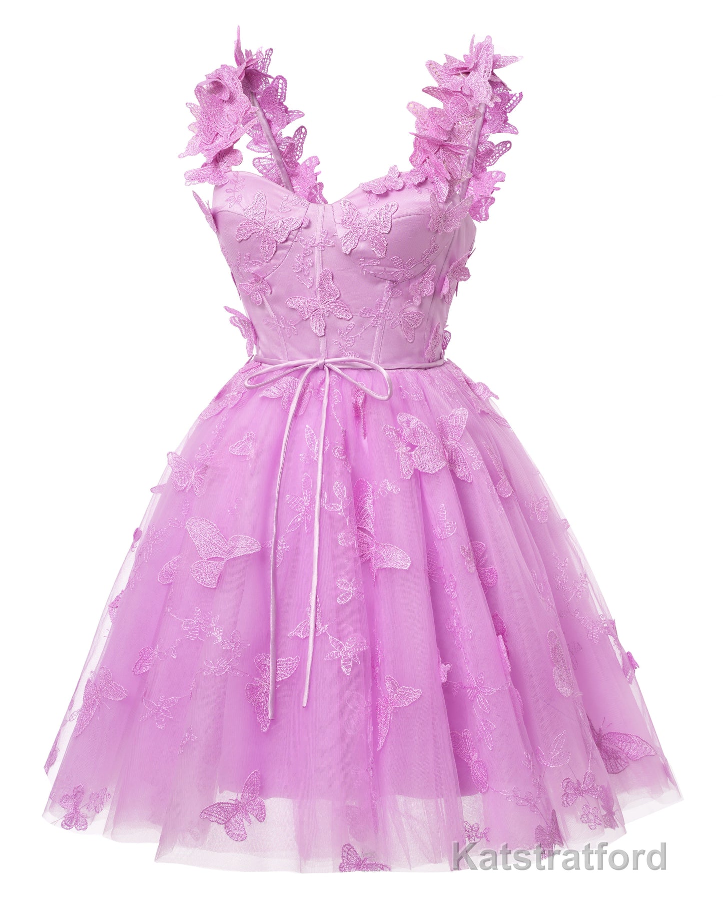 Burgundy 3D Butterfly Lace Applique Tulle Homecoming Dress for Teens Sweetheart Mini Short Prom Dresses