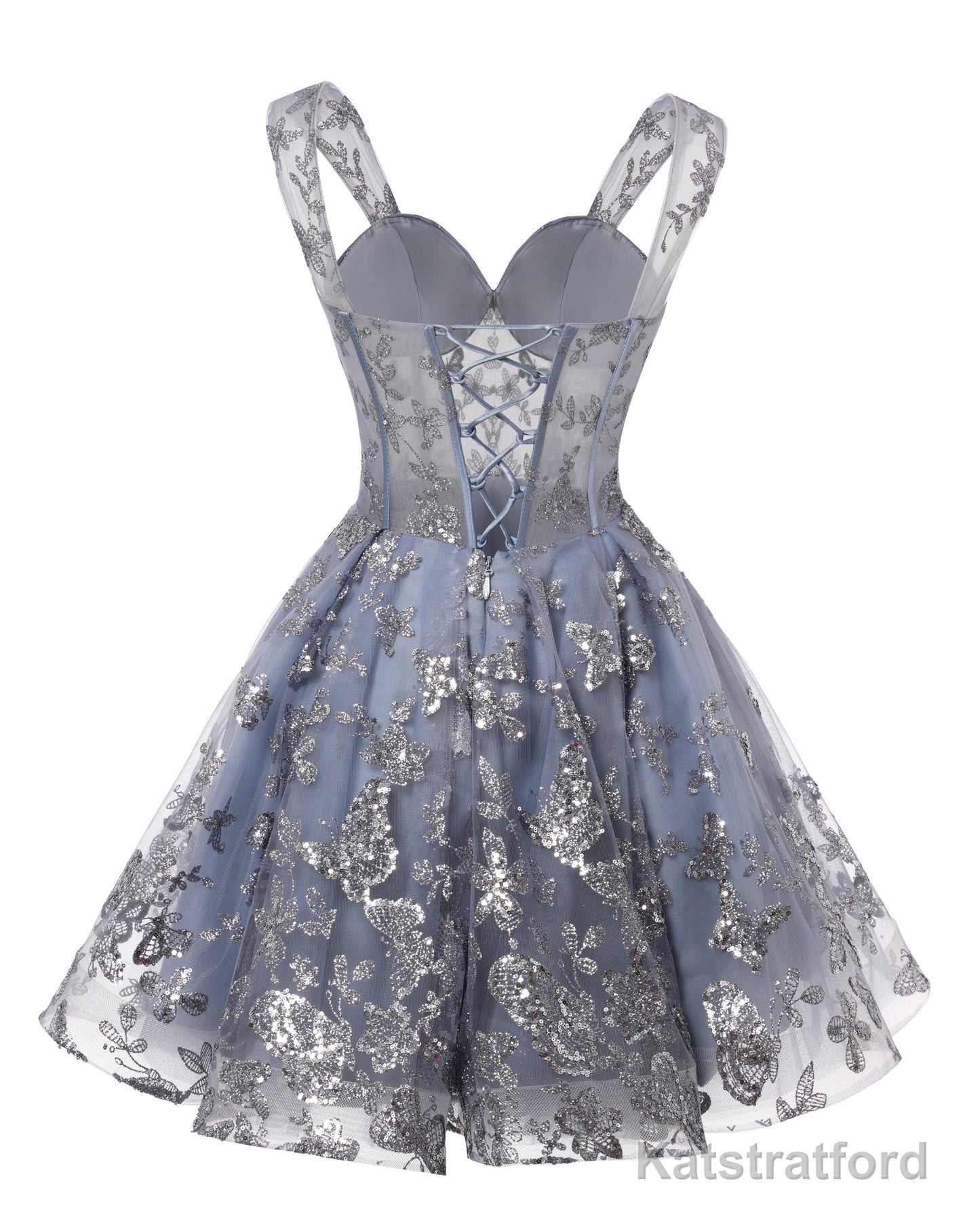 Teens Sparkly Tulle Gold Homecoming Dresses Spaghetti Straps Short Cocktail Party Prom Dress