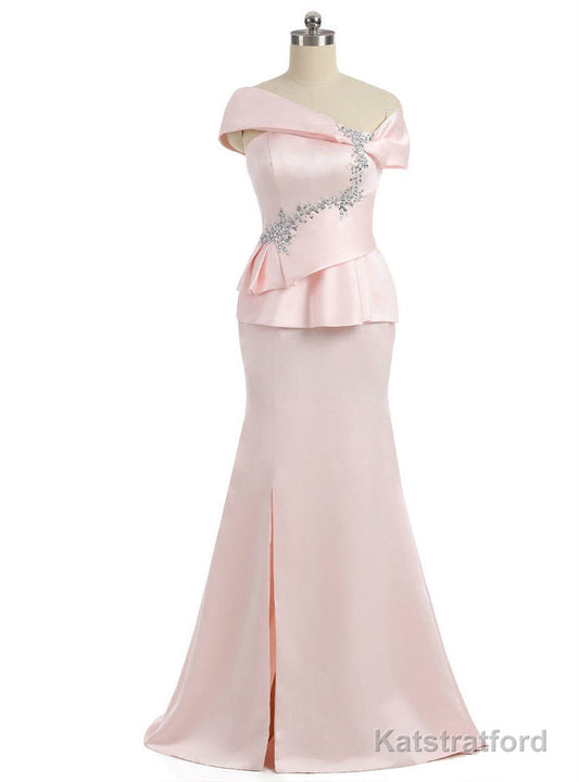 Amazing Pink Mother Of The Bride Dresses Mermaid V-neck Cap Sleeves