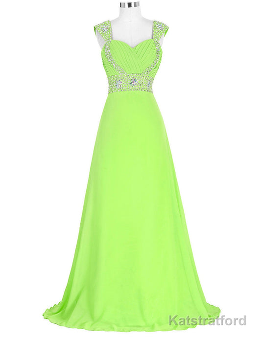 Brilliant Chiffon Beading Mother of the Bride Dresses Floor Length Formal Evening
