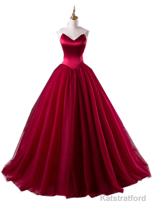 Burgundy Prom Dresses Ball Gowns Prom Dresses