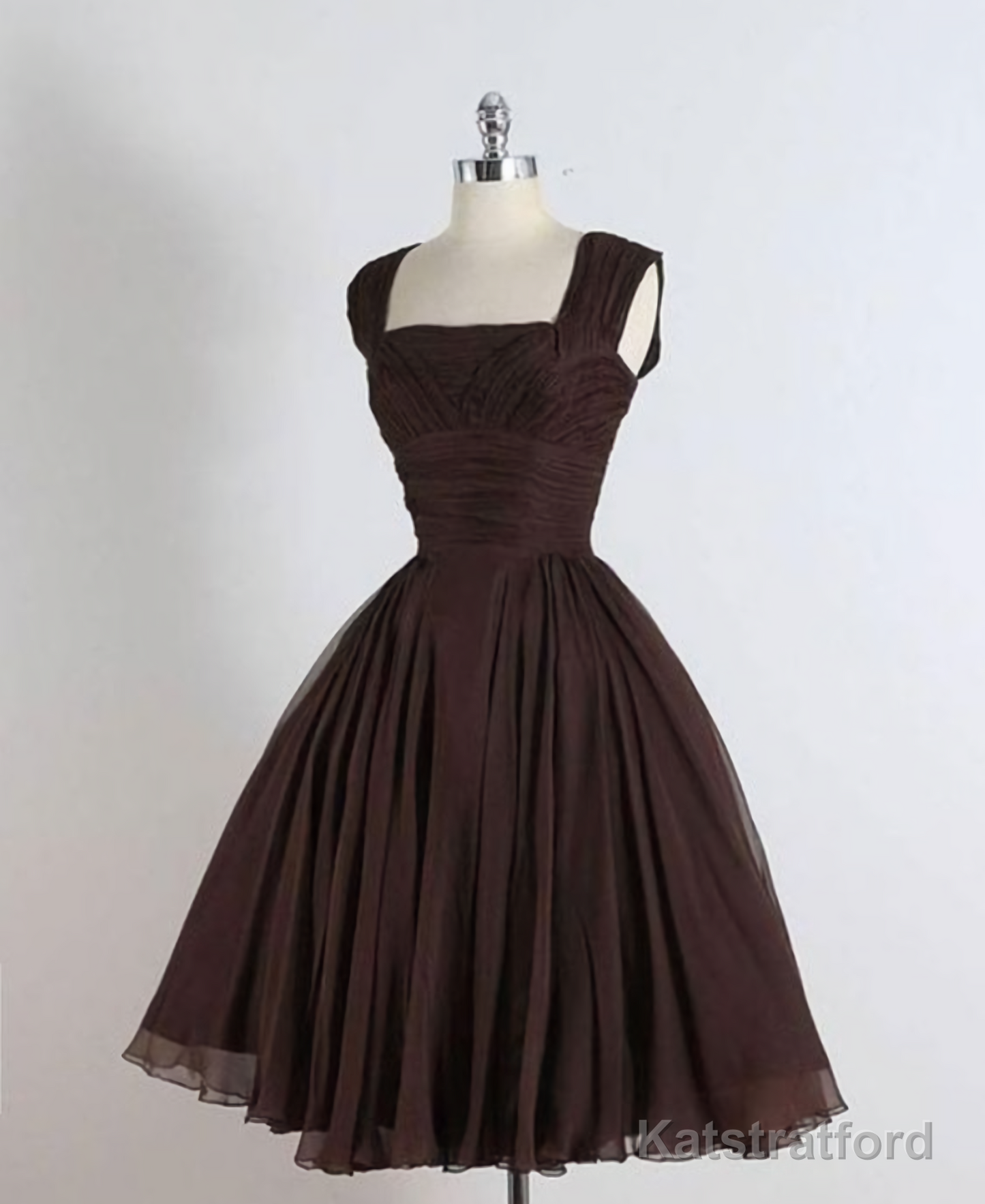 unique chiffon Retro short Evening Dresses